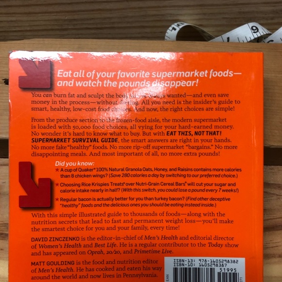 Eat This Not That Book Paperback Supermarket Guide - Picture 2 of 2